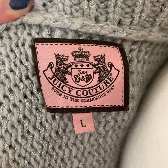 Juicy Couture Shawl Collar Cardi - Picture 7 of 8